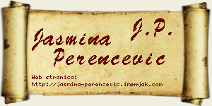 Jasmina Perenčević vizit kartica